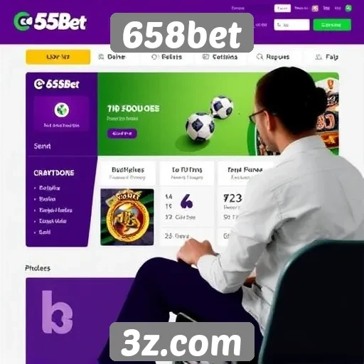 Acessibilidade e navegação no site 658bet